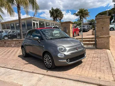 Käytetty Fiat 500C Dolcevita 69 HP (50 kW) 2023 Harmaa Avoauto