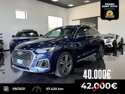 Usata Audi Q5 Sportback S-line plus 204 CV (150 kW) 2021 Blu/azzurro SUV