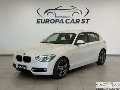 Usata BMW 118 Sport Line 143 CV (105 kW) 2014 Bianco Utilitaria