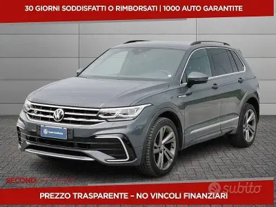 Usata VW Tiguan R-line 150 CV (110 kW) 2021 Grigio SUV