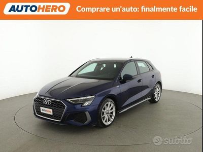 Usata Audi A3 S-Line 150 CV (110 kW) 2023 Blu Berlina