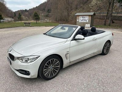 Usata BMW 420 Cabriolet Luxury Line 190 CV (139 kW) 2016 Bianco Cabrio