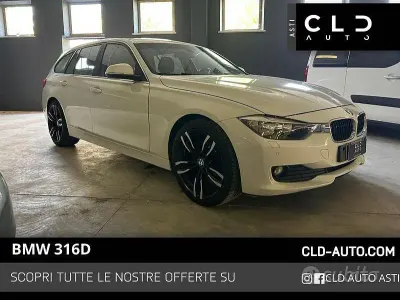 Usata BMW 316 Luxury Line 116 CV (85 kW) 2016 Bianco Station wagon