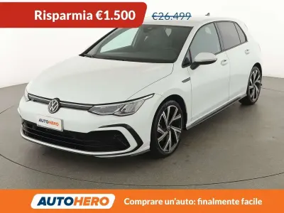 Usata VW Golf VIII R-line 131 CV (96 kW) 2023 Bianco Berlina