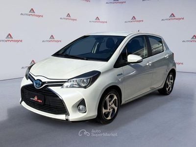 Usata Toyota Yaris Hybrid Style 101 CV (74 kW) 2015 Bianco Berlina