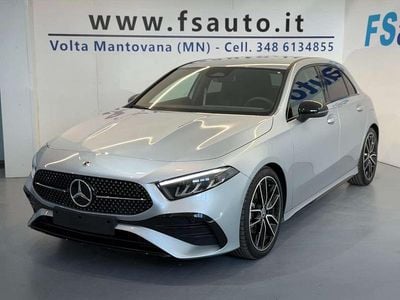 Usata Mercedes A200 AMG line 163 CV (119 kW) 2025 Metallic silver Berlina