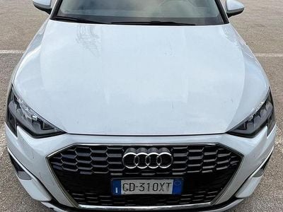 Usata Audi A3 Advanced 116 CV (85 kW) 2021 Bianco Berlina