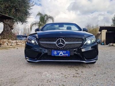 Usata Mercedes C180 Premium 170 CV (125 kW) 2016 Nero Cabrio