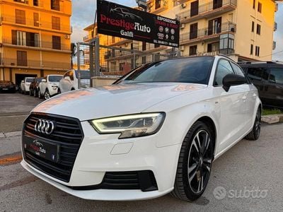 Usata Audi A3 S-Line 150 CV (110 kW) 2018 Bianco Berlina