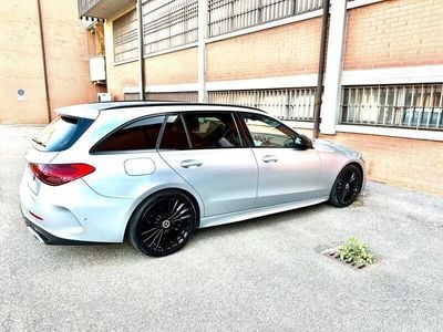 Usata Mercedes C220 Premium Plus 200 CV (147 kW) 2022 Argento Station wagon