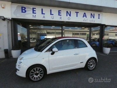 Usata Fiat 500C Lounge 69 CV (50 kW) 2015 Bianco Cabrio