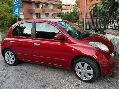 Usata Nissan Micra 80 CV (58 kW) 2010 Rosso Utilitaria