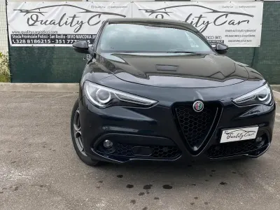 Brugt Alfa Romeo Stelvio Sprint 190 HK (139 kW) 2022 Sort SUV