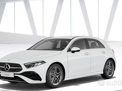 Usata Mercedes A180 AMG Line Premium 116 CV (85 kW) 2024 Bianco Berlina