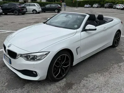 Usata BMW 420 Cabriolet 184 CV (135 kW) 2015 Bianco Cabrio