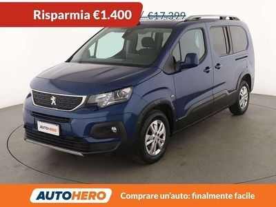 Usata Peugeot Rifter Allure 131 CV (96 kW) 2019 Blu Monovolume