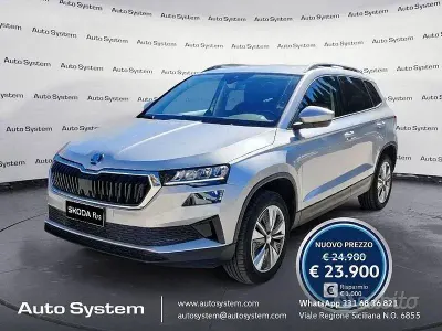 Usata Skoda Karoq Executive 116 CV (85 kW) 2024 Argento SUV