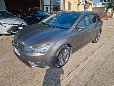 Usata Seat Leon ST Business 105 CV (77 kW) 2014 Grigio Station wagon
