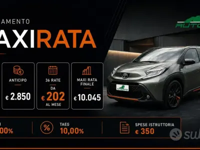 Usata Toyota Aygo X 72 CV (52 kW) 2022 Verde SUV