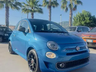 Usata Fiat 500 Lounge 85 CV (62 kW) 2018 Blu Berlina