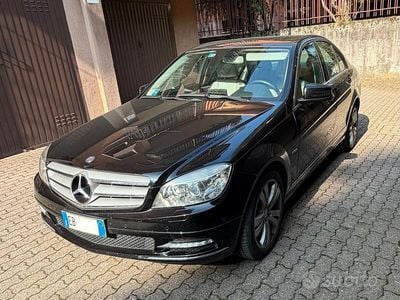 Usata Mercedes C250 Avantgarde 204 CV (150 kW) 2010 Nero Berlina