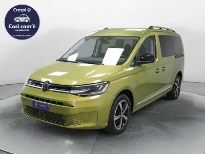 Usata VW Caddy Style 122 CV (89 kW) 2022 Verde Monovolume