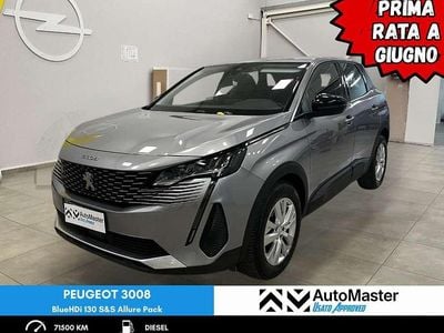 Usata Peugeot 3008 Active 131 CV (96 kW) 2022 Argento SUV