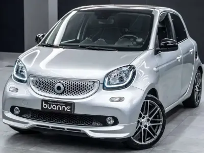 Usata Smart ForFour Brabus Xclusive 109 CV (80 kW) 2018 Grigio argento metall perlato Utilitaria