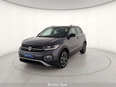 Usata VW T-Cross Advance 110 CV (80 kW) 2022 Grigio SUV