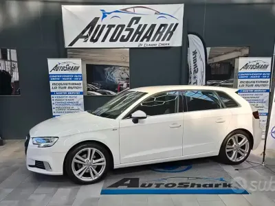 Usata Audi A3 Sport 150 CV (110 kW) 2019 Bianco Berlina