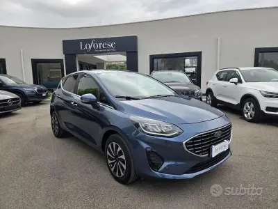 Second-hand Ford Fiesta Titanium 75 CP (55 kW) 2023 Albastru Hatchback