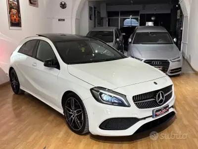 Usata Mercedes A200 Premium 136 CV (100 kW) 2017 Bianco Berlina