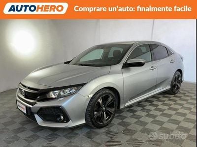 Usata Honda Civic Elegance 129 CV (94 kW) 2017 Grigio Berlina