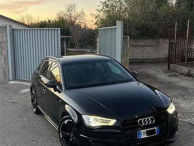 Usata Audi A3 S-Line 150 CV (110 kW) 2015 Nero Berlina
