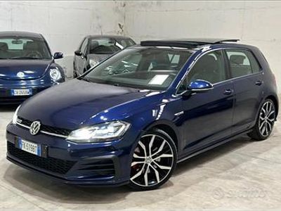 Usata VW Golf VII GTD 183 CV (134 kW) 2017 Blu Berlina