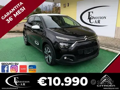 Usata Citroën C3 PureTech 110 CV (80 kW) 2022 Nero Utilitaria