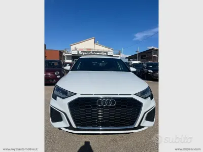 Usata Audi A3 S-Line 116 CV (85 kW) 2021 Bianco Berlina