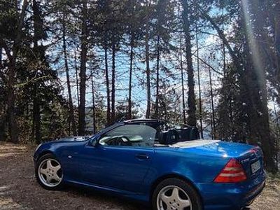 Usata Mercedes SLK230 1997 Blu Cabrio