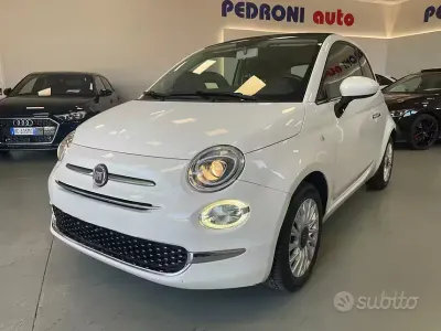 Usata Fiat 500C Lounge 69 CV (50 kW) 2016 Bianco Cabrio