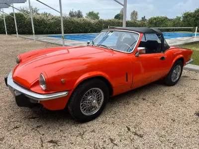 Usata Triumph Spitfire 1970 Rosso Cabrio