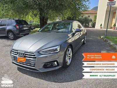 Usata Audi A5 Sport 217 CV (159 kW) 2017 Grigio Berlina