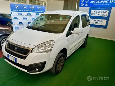Usata Peugeot Partner Tepee Active 99 CV (72 kW) 2018 Bianco Monovolume