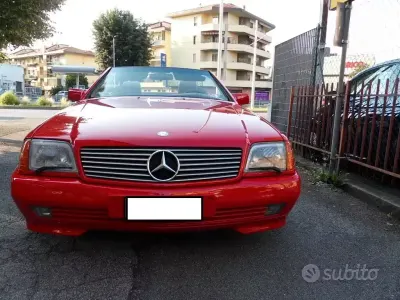 Usata Mercedes SL500 320 CV (235 kW) 1993 Rosso Cabrio