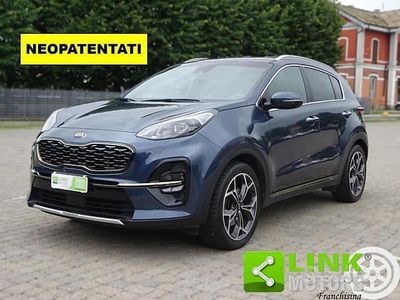 Usado Kia Sportage GT-Line 136 CV (100 kW) 2020 Azul SUV