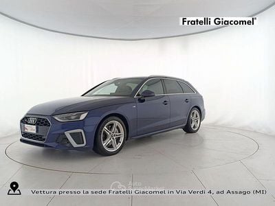 Usata Audi A4 S-Line 204 CV (150 kW) 2024 Blu navarra metallizzato Station wagon