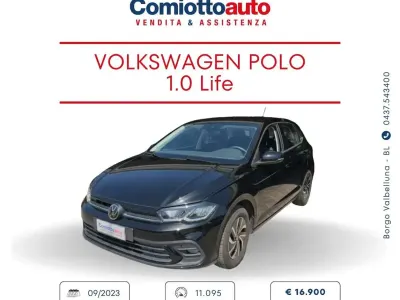 Usata VW Polo Life 80 CV (58 kW) 2023 Nero Utilitaria
