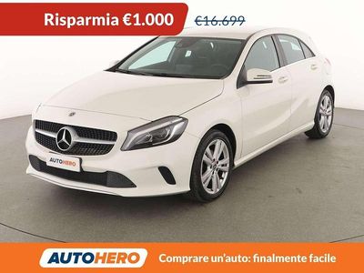 Usata Mercedes A180 110 CV (80 kW) 2018 Bianco Berlina