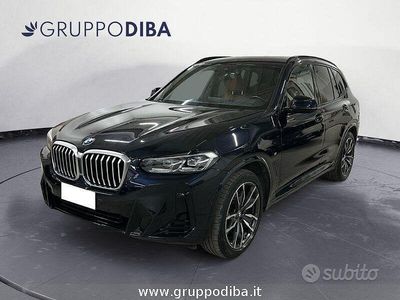 Usata BMW X3 M Sport 190 CV (139 kW) 2022 Nero SUV