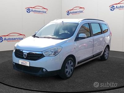 Usata Dacia Lodgy Lauréate 85 CV (62 kW) 2014 Bianco Monovolume