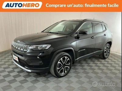 Usado Jeep Compass Limited 131 CV (96 kW) 2021 Negro SUV